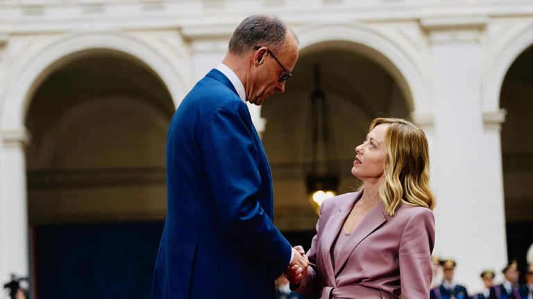 Germany and Italy Forge New EU Alliance: Merz and Meloni Steer European Policy Amid Global Tensions