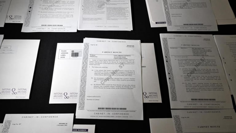 Australia Unveils Lost Iraq War Cabinet Files Amidst Archive Blunder