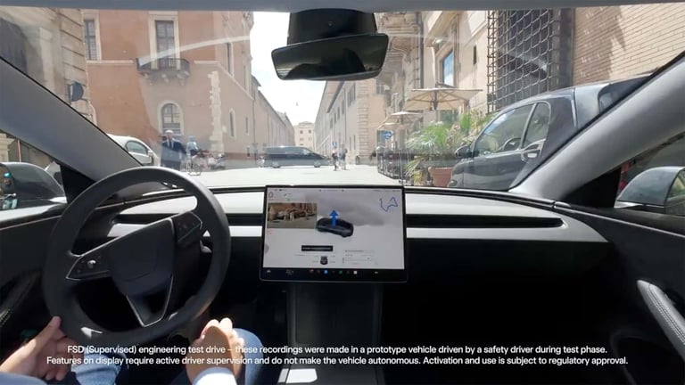 Tesla's Self-Driving Tech Faces EU Regulatory Hurdles Despite Successful Rome Demo
