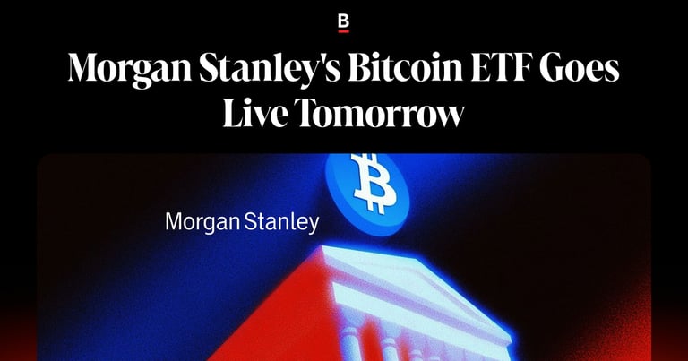 Morgan Stanley to Launch Cheapest Spot Bitcoin ETF, Shaking Up Crypto Investment Landscape