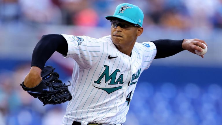 Marlins' Luzardo Sidelined with Elbow Strain, Team Eyes Speedy Recovery