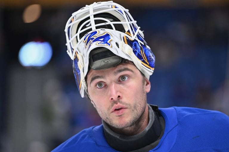 Sabres Face Goaltending Shuffle as Injured Lyon Misses Key Playoff Prep