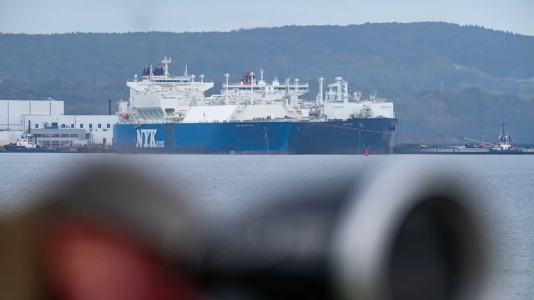 Germany's LNG Reliance Grows Amid Rising Global Prices and Pipeline Shifts
