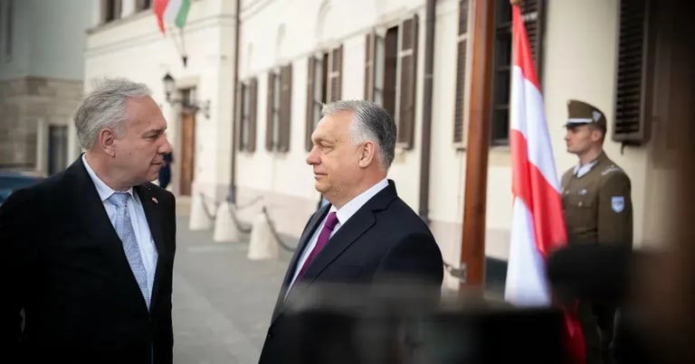 Orbán and Rosenkranz Discuss EU Enlargement, Ukraine Accession Concerns in Budapest Meeting