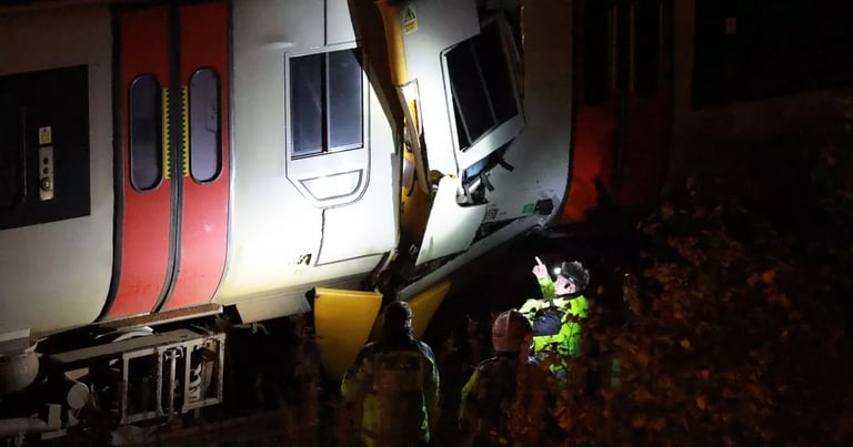 Fatal Train Collision in Wales: One Dead, 15 Injured in Low-Speed Crash Near Llanbrynmair