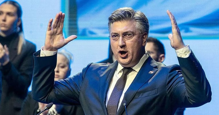 Croatian PM Warns of Impending Civil War in Serbia Amidst Ongoing Protests and Political Unrest