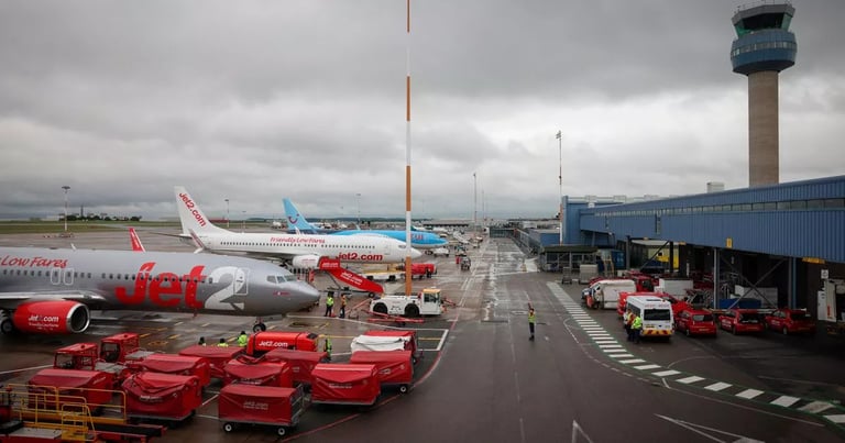 Beechcraft B200 Emergency Landing Disrupts 115 Flights at Birmingham Airport