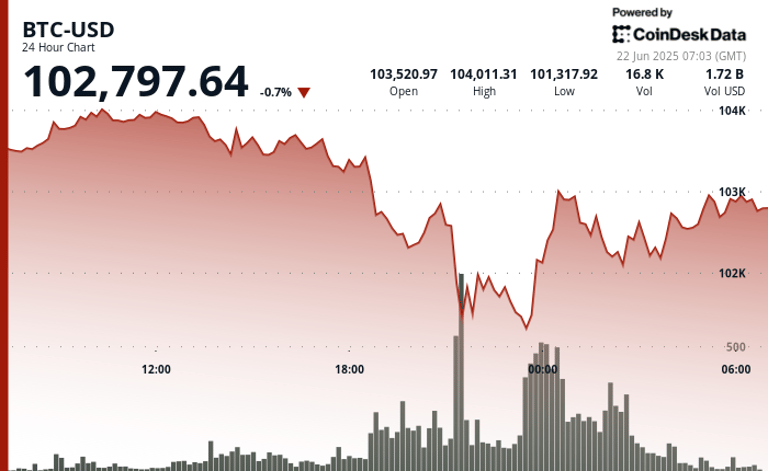 Bitcoin Surges Past $102K Amid High Volatility and Heavy Trading Volume