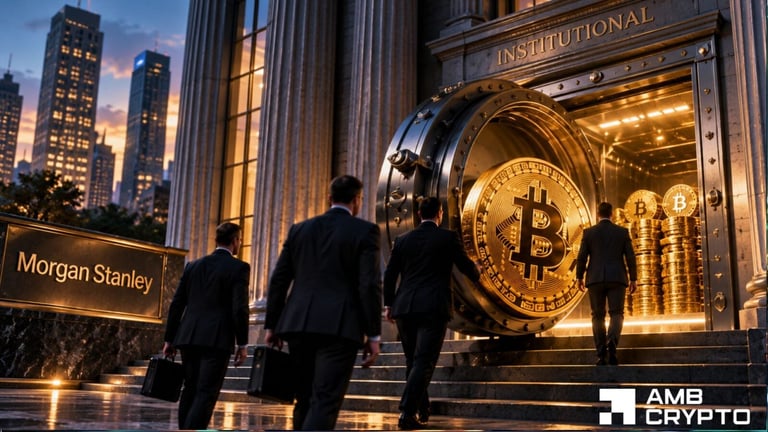 Morgan Stanley's Bitcoin ETF Boosts Holdings, Institutional Demand Soars as BTC Eyes $82K