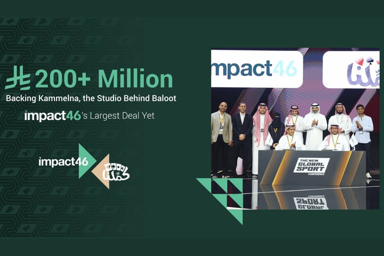 Impact46 Invests $53M in Saudi Gaming Studio Kammelna, Boosting Cultural Gaming Expansion
