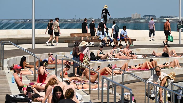 Southeastern Australia Scorches Under Record-Breaking Heatwave, Nearing 50°C