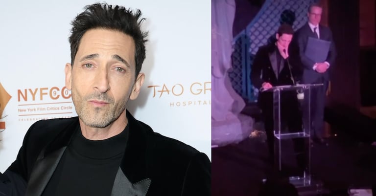 Adrien Brody's Emotional Award Speech Highlights Devastating Los Angeles Wildfires