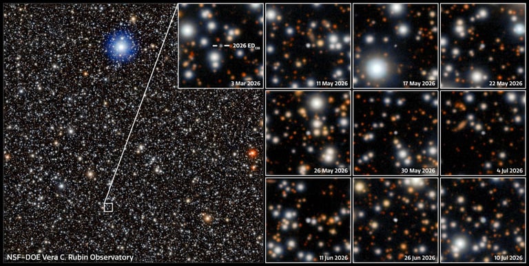 New Dwarf Planet Discovered Beyond Neptune by Vera Rubin Observatory