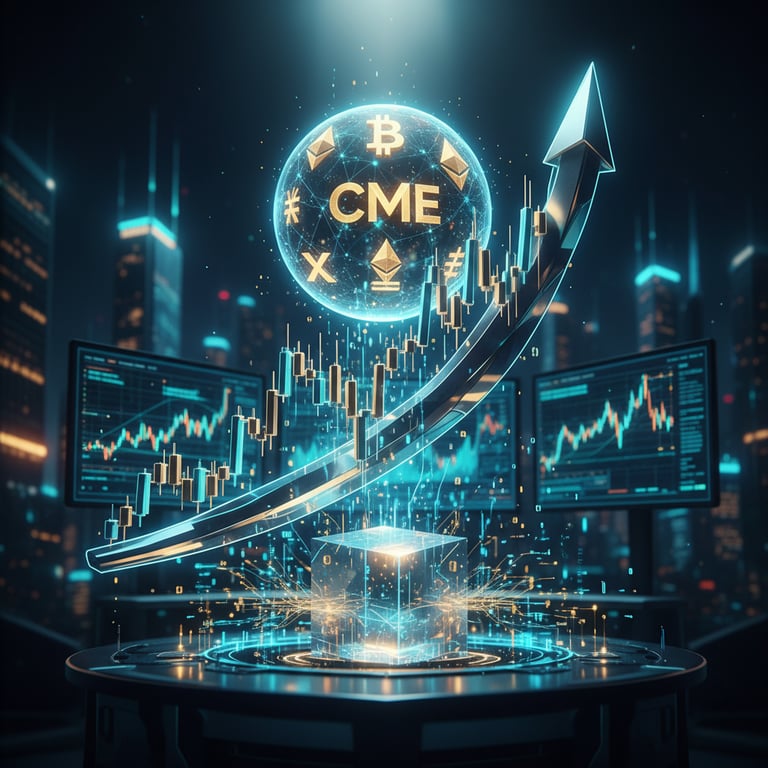 CME Hits Record Highs in Crypto Futures Amid Soaring Demand and Market Volatility