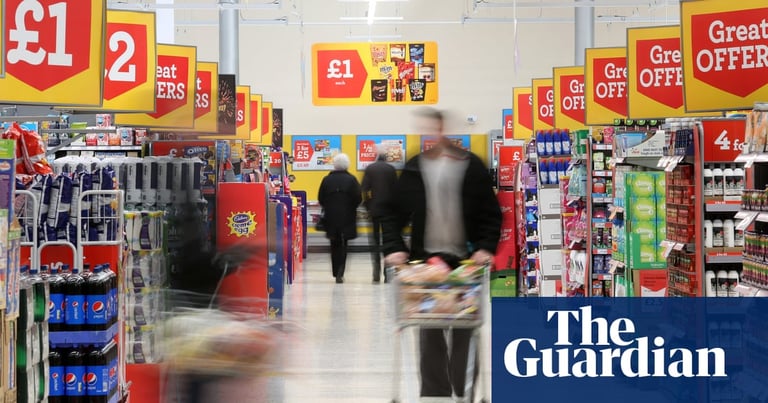UK Grocery Inflation Eases; Supermarkets Wage Price War Amid Red Sea Crisis