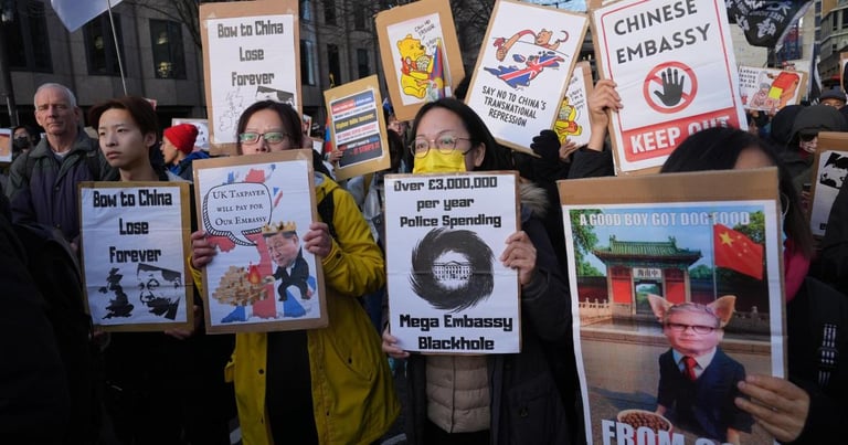 Court Approves Controversial Chinese Embassy in London Amid Security Concerns and Public Dissent