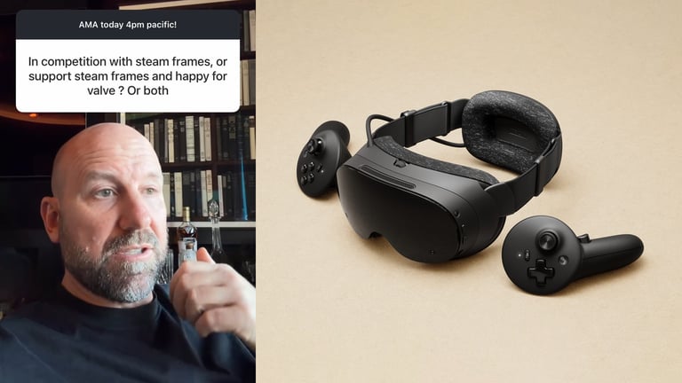 Meta Explores Steam Deck Frame's Model for Potential Innovation in Wireless VR Headsets