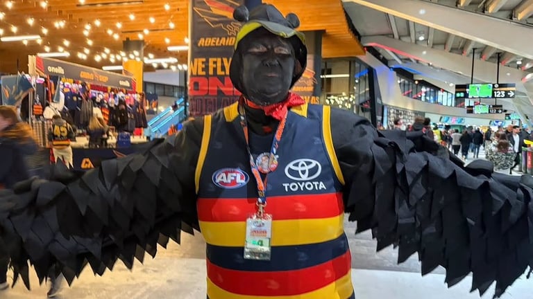 Adelaide Crows Superfan Faces Backlash for Blackface Costume at AFL Final