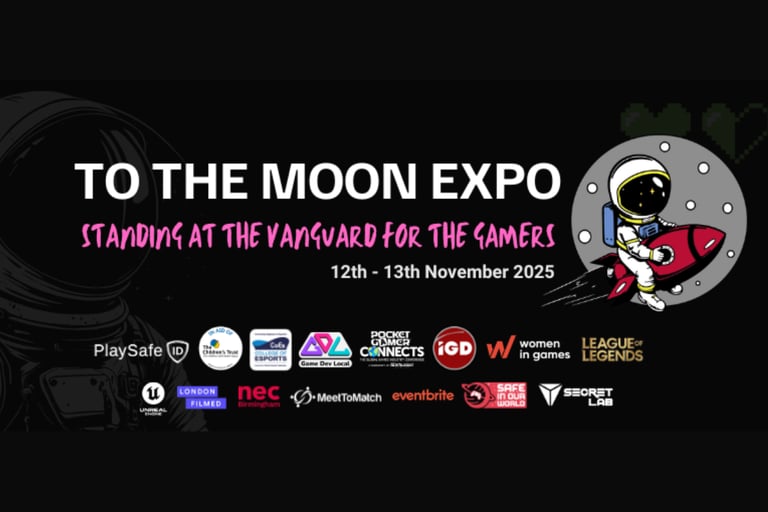 UK's To The Moon Expo: Gaming Event with Indie and AAA Showcases, Esports, and Charity Support