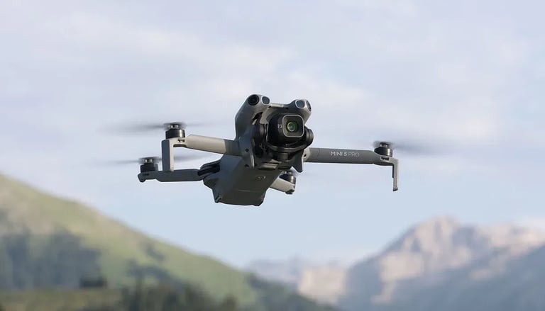 DJI Unveils Mini 5 Pro: 50MP Sensor, 4K HDR, Advanced Safety, and Enhanced Flight Time