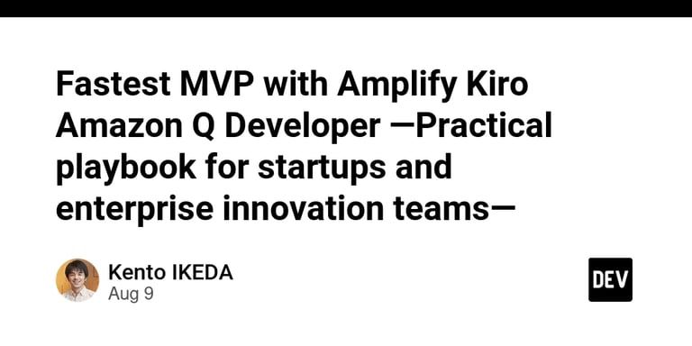 Amplify AI Kit Launches: Boosts Startup Innovation with Seamless AWS Bedrock Integration and Generative AI