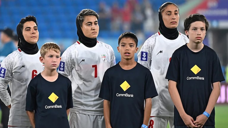 Iranian Women's Football Team Stages Silent Anthem Protest Amid Asia Cup, Highlighting Geopolitical Tensions