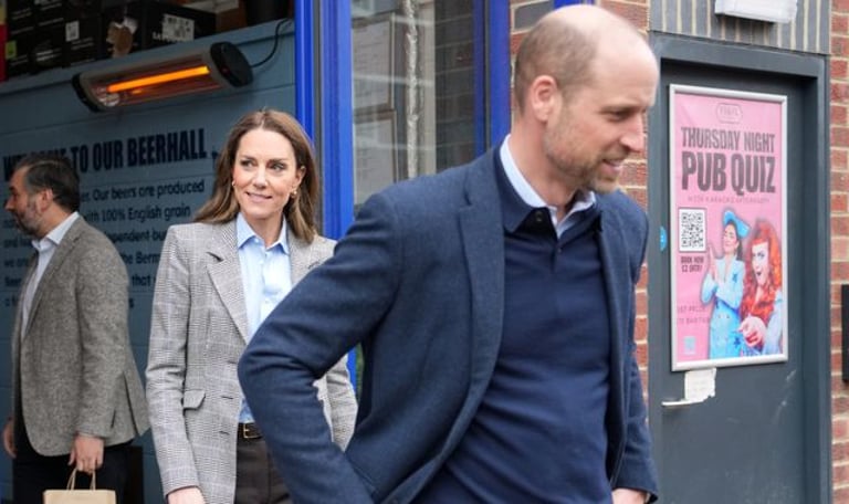 Prince William and Princess Kate's London Adventure: Market Chores, Coffee Skills, and Lifeboat Support