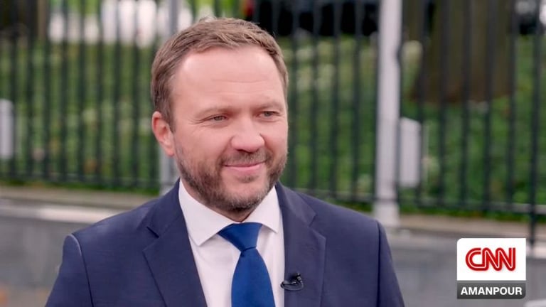 Estonian FM Warns of Putin's Hybrid Warfare Tactics in Europe on Amanpour