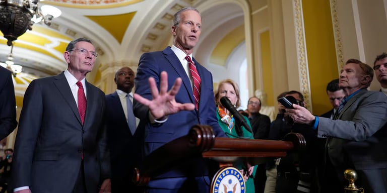 House Republicans Push $2 Trillion Budget Cuts Amid Tax Break Controversy; Senate Hesitant