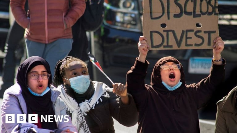 US Campus Protests Escalate: Calls for Intifada, Divestment Spark Arrests and Debates on Free Speech