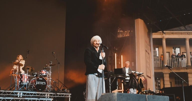 James Kicks Off Sold-Out Summer Series at Halifax's Historic Piece Hall