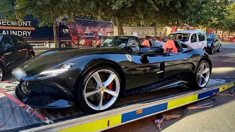 London Police Seize £8M in Vehicles, Including Rare Ferrari, in Crackdown on Dangerous Driving