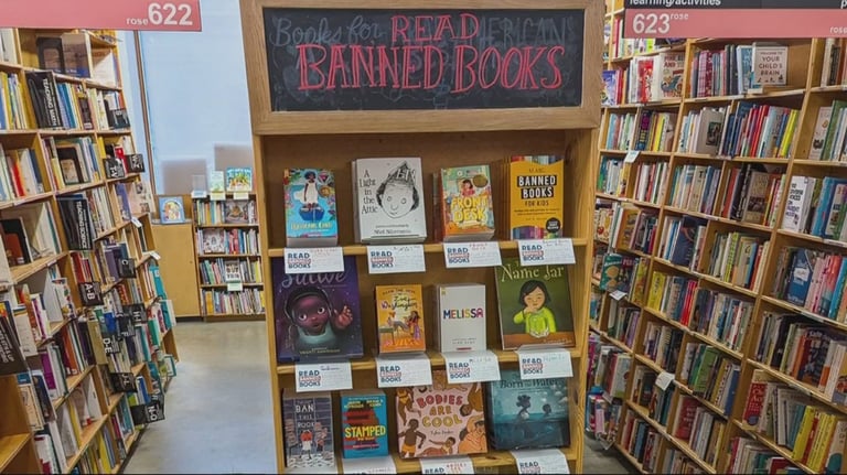 Book Bans in U.S. Schools Triple: Powell's Books Fights Back with Banned Book Sales Donation