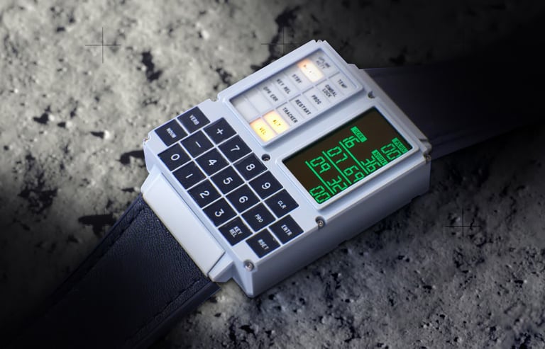 Apollo Instruments Launches DSKY Moonwatch: A Retro-Inspired, Programmable Smartwatch for Tech Enthusiasts