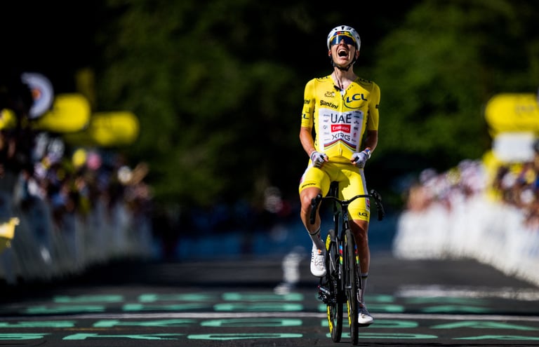 Pogacar Claims Fifth Tour de France Title Amidst Controversy; Van der Poel Wins Paris Stage