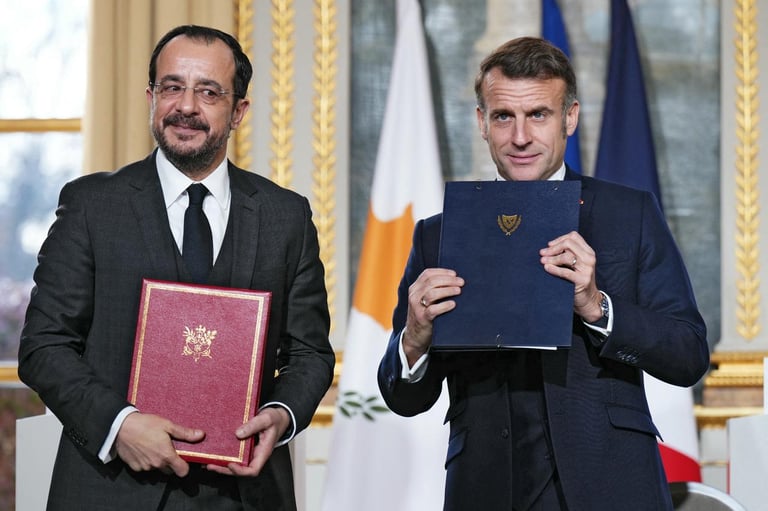 Cyprus and France Forge Strategic Partnership to Boost Defence, Economy, and EU Ties