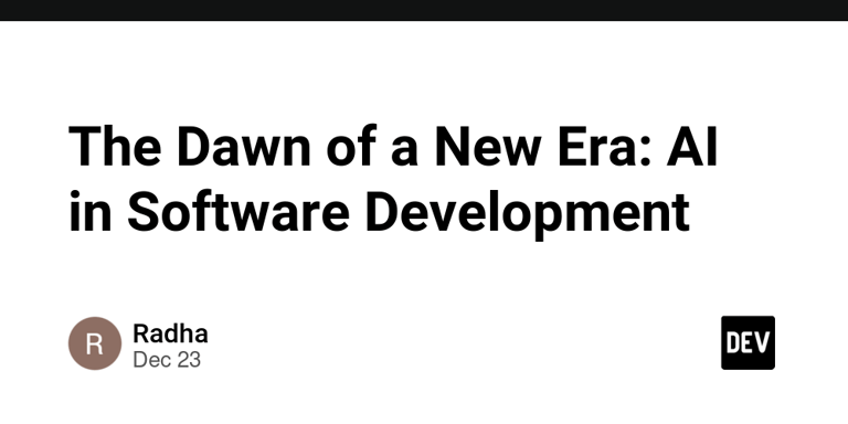 AI Revolutionizes Software Development: Opportunities, Challenges, and the Rise of GenQE.ai