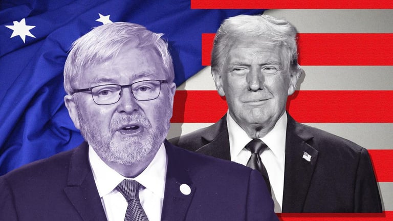 Australia Demands Transparency on Kevin Rudd's Secretive Meeting with Trump Amid Tariff Tensions