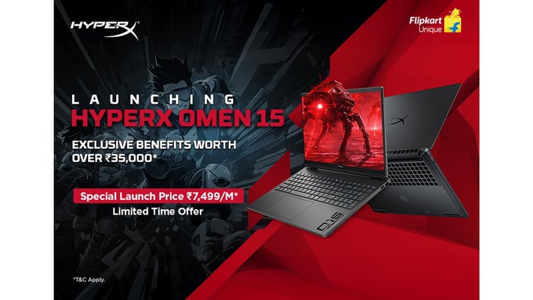HP India Launches HyperX Omen 15 Laptops for Republic Day with Exclusive Offers