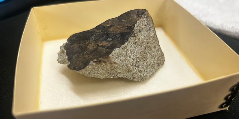 Meteorite Fragment from Georgia Sonic Boom Lands at Tellus Science Museum