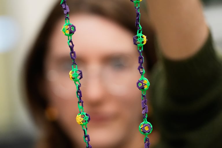 Mardi Gras Goes Green: LSU Unveils Biodegradable Beads with Planting Potential