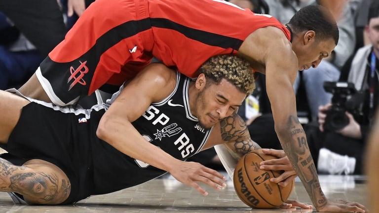 Rockets Edge Spurs 103-101, VanVleet Scores 21, Wembanyama Contained