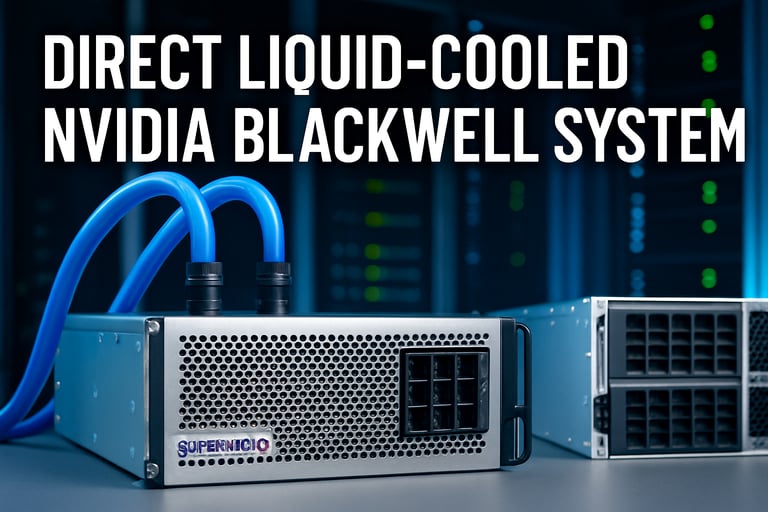 Supermicro Unveils Advanced Liquid-Cooled and Air-Cooled Systems for AI Efficiency and Scalability