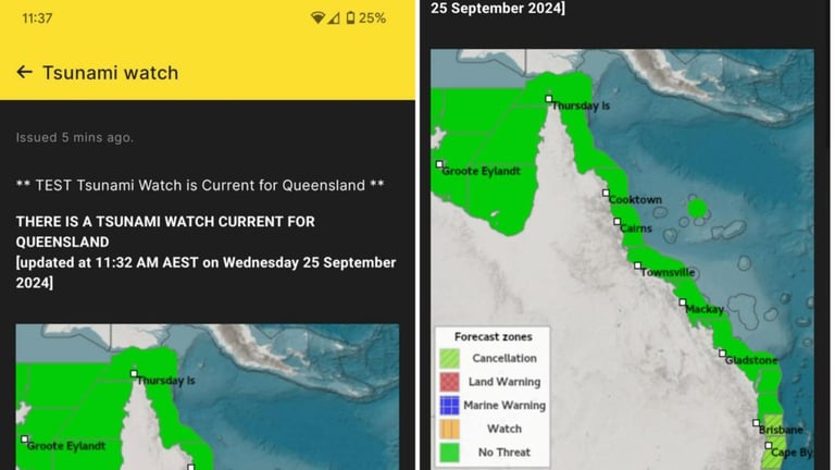 Australia's BOM Sparks Panic with Mistaken Tsunami Warning, Apologizes for Test Alert Confusion