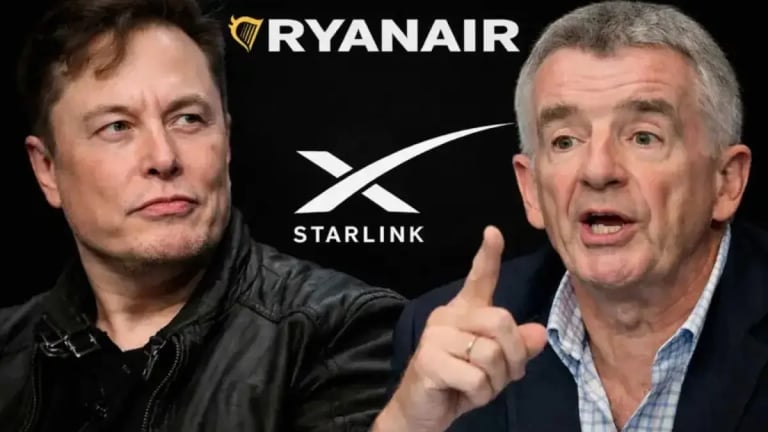 Musk and O'Leary Clash Over Starlink: Public Poll Fuels Ryanair Acquisition Speculation