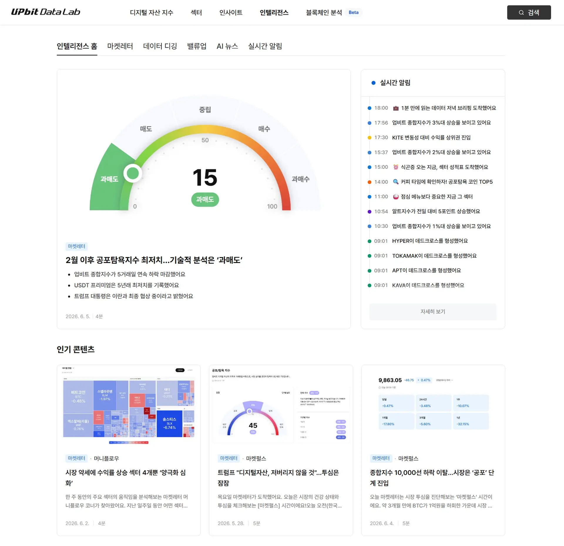 Upbit Launches 'Intelligence': A Data-Driven Platform for Cryptocurrency Market Insights