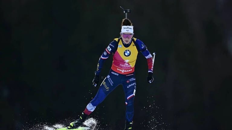 Jeanmonnot Claims Third World Cup Win at Ruhpolding, Strengthens Lead Before Olympics
