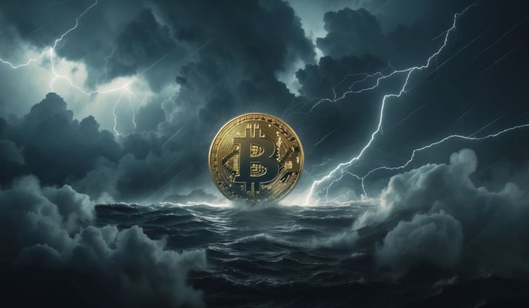 Bitcoin Volatility: Price Drops Amid Mixed Signals, Stablecoin Inflows Hint at Market Uncertainty