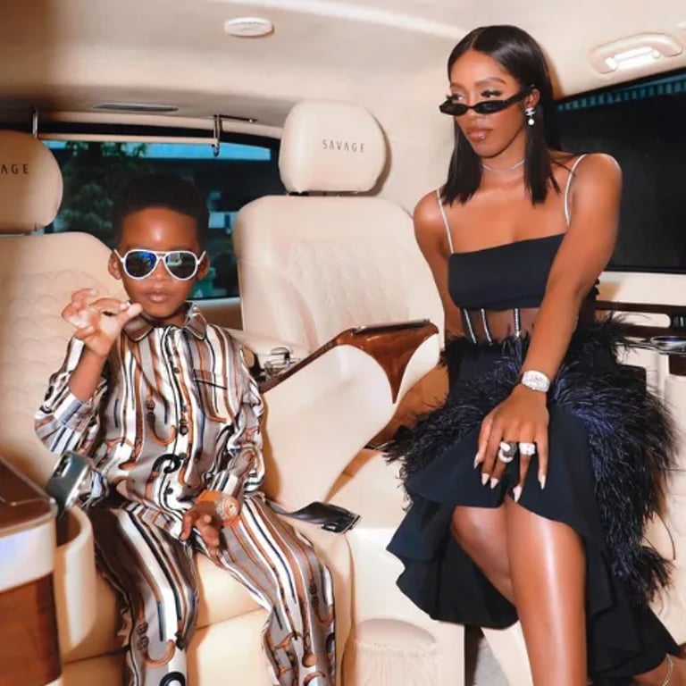 Tiwa Savage Slams Influencer for Crossing the Line with Comments on Her Son