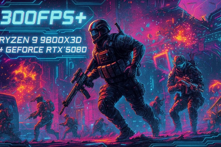 Twitch Streamer Claims Battlefield 6 Hits 370 FPS with Ryzen 9800X3D and RTX 5080 Setup
